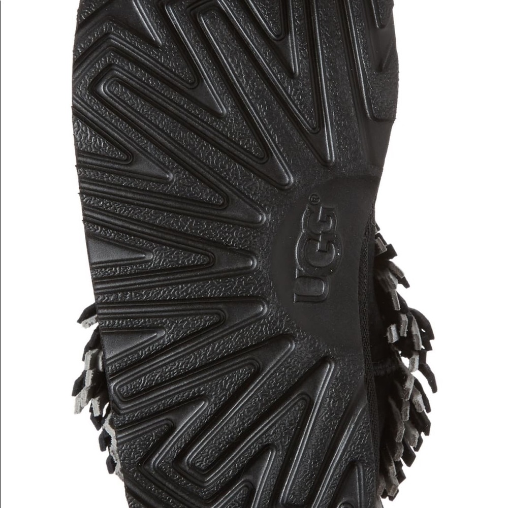 NIB UGG Australia Short Fringe Shearling Boot